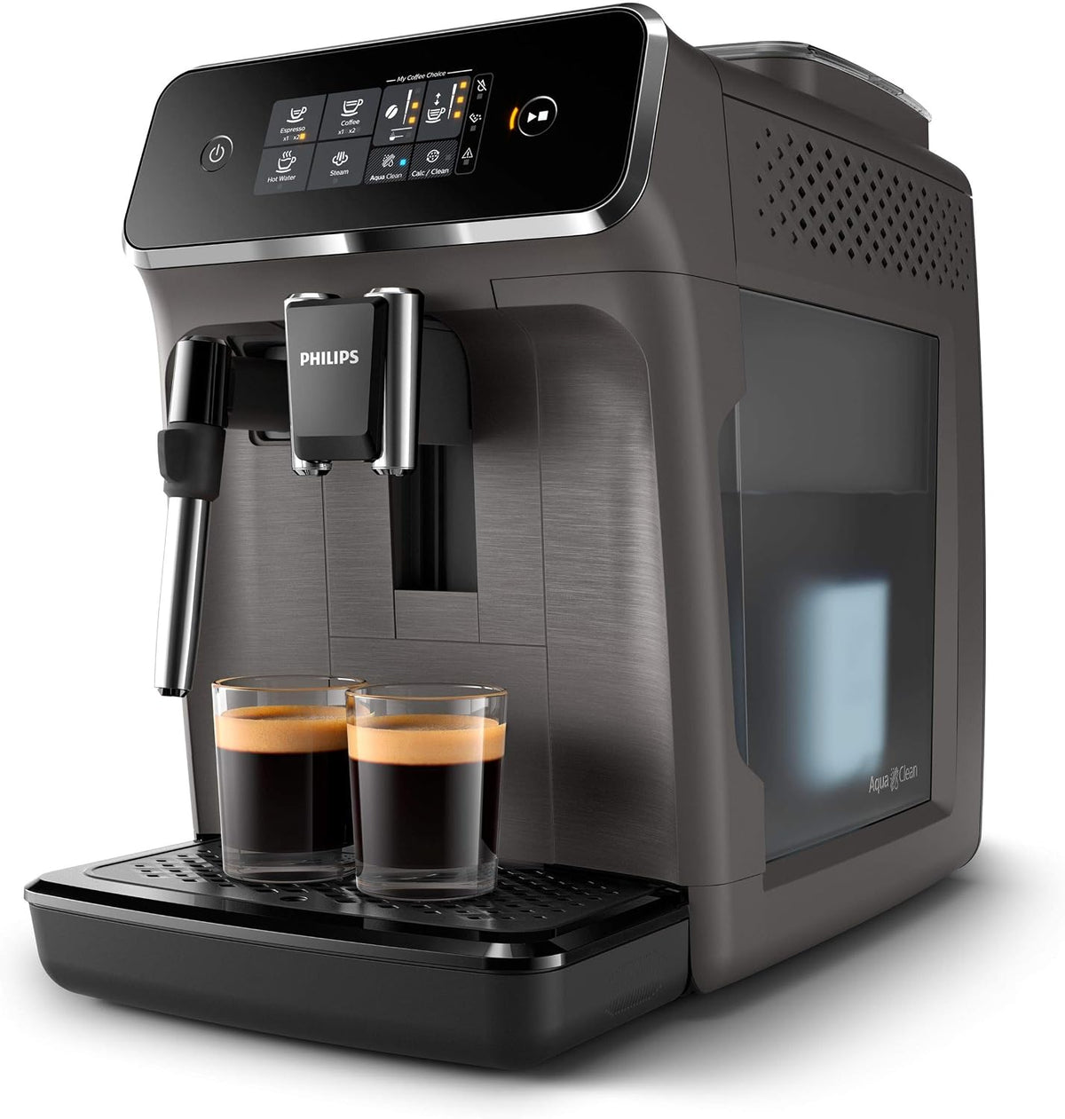 Versuni Volautomatische koffiemachines Philips Series 2200 EP2224/10 machine, 9,69 x 17,05 x 14,61 cm, 1,5 watt, 1,8 liter, grijs