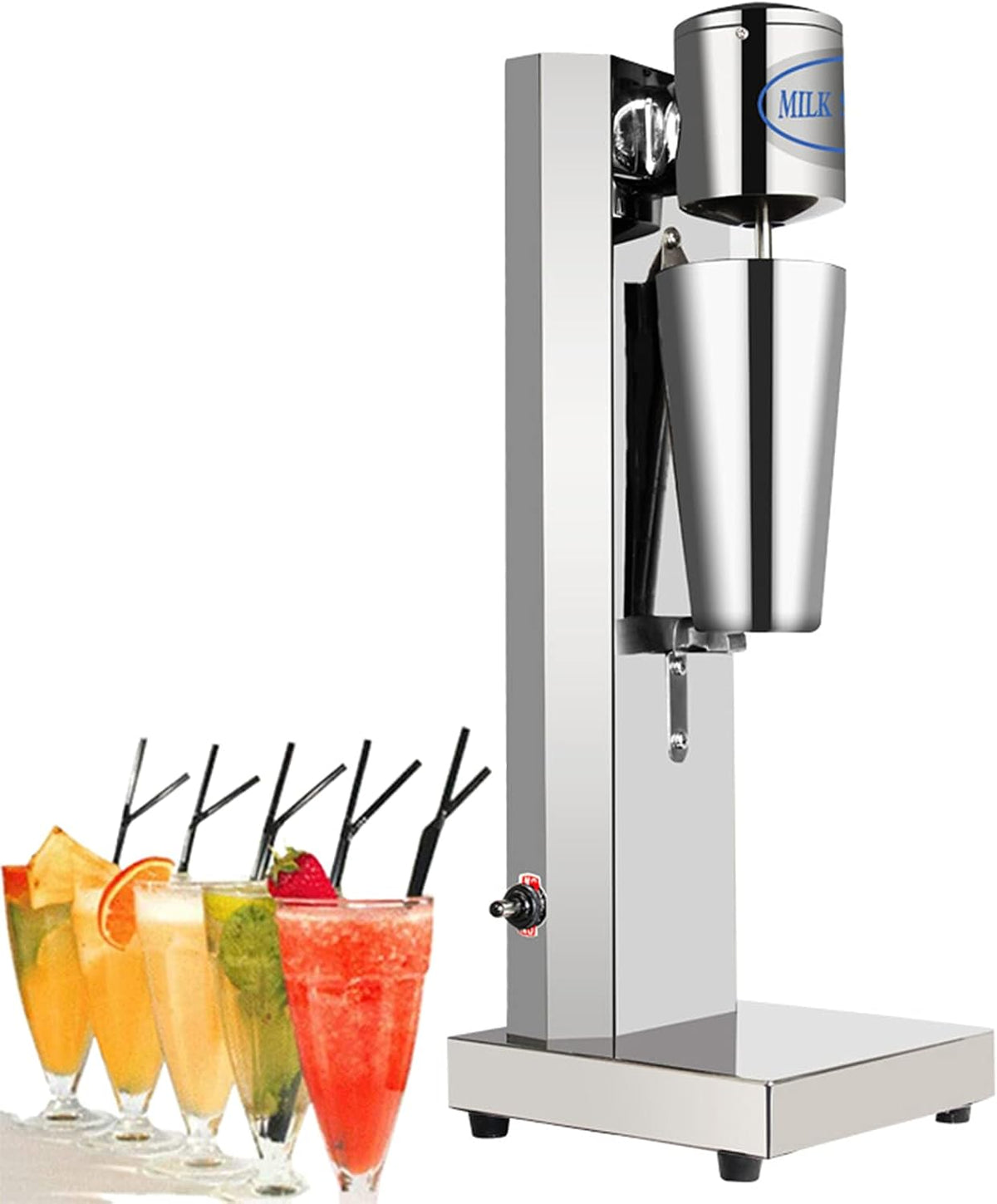 Blender Farih Elektrische milkshake-drankmixer Shake-machine, met 800ML-beker (enkele kop)