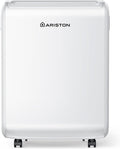 Luchtontvochtiger Ariston DEOS 12 EVO, 12 l/24 uur, verbruik max. 210 W, badkamer en ruimtes tot 31 m2, draagbaar, met wielen