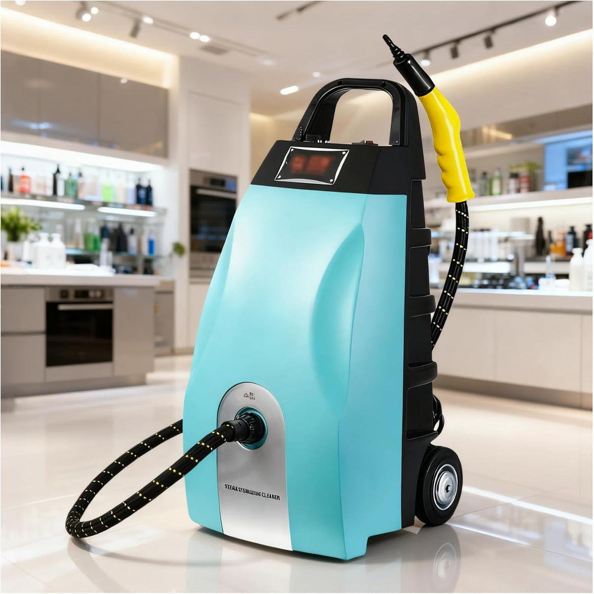 Stoomreiniger Weicne 3000w Hogedrukstoomreiniger, Met 3,5 Liter Watertank, Draagbare Stoomreiniger, Met Diverse Accessoires, Voor Oppervlakken In Huis