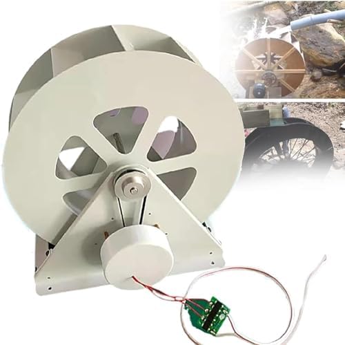 Aggregat 100W Hydro Waterwiel Generator Lage Snelheid Turbine, voor Outdoor Verlichting Draagbare Waterkracht Systeem Stille Riem Aandrijf