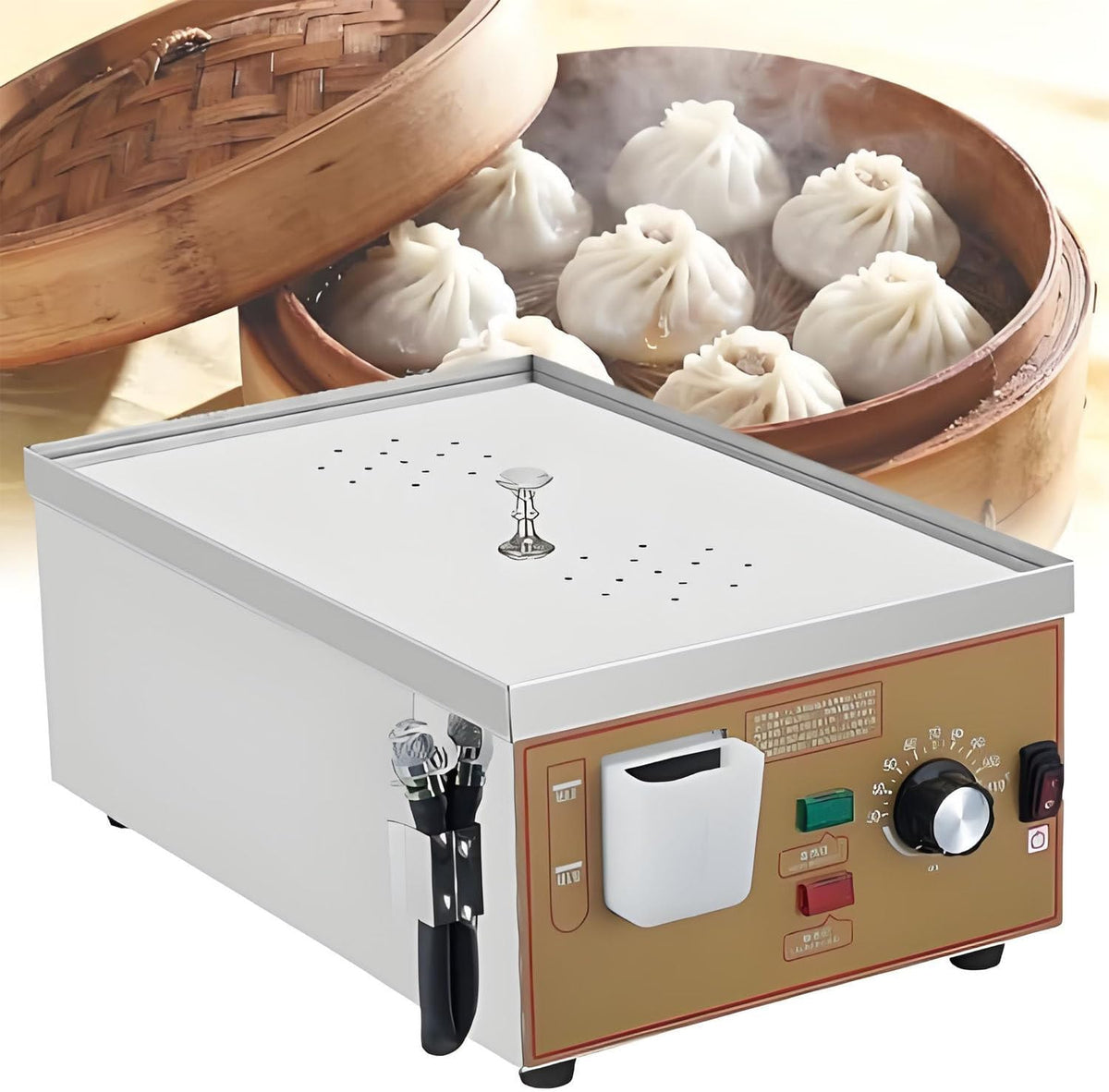 Steamers Roefety Elektrische stoomkoker, 2holes-220V, voor het koken van voedsel