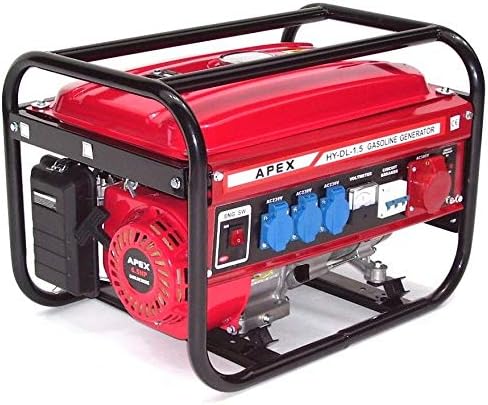 D&L Aggregat Stroomgenerator SK9500 benzine generator 06265 noodstroom, 3 x 230 V, 1 x 400 V, 1 x 12 V AWZ, 196 cc