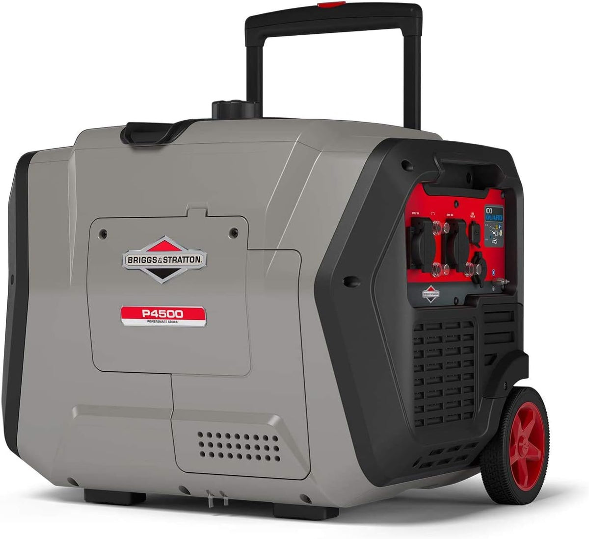 Briggs & Stratton Aggregat 030806 Draagbare Benzine Invertergenerator PowerSmart, 4500 Watt Piekvermogen / 3700 Watt Continu Vermogen