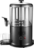 Voedselverwarmer Warme chocoladedispenser, commerciële machine van 6 liter, met dubbele thermostaat en roerpeddels -, voor soep, jus