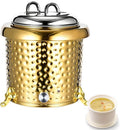 Voedselverwarmer Aizyr Commerciële Soepverwarming, Soeppan Elektrische Soeppan Geïsoleerde Soeppan, Voor BuffetVoedselverwerker, Feestcatering, Goud