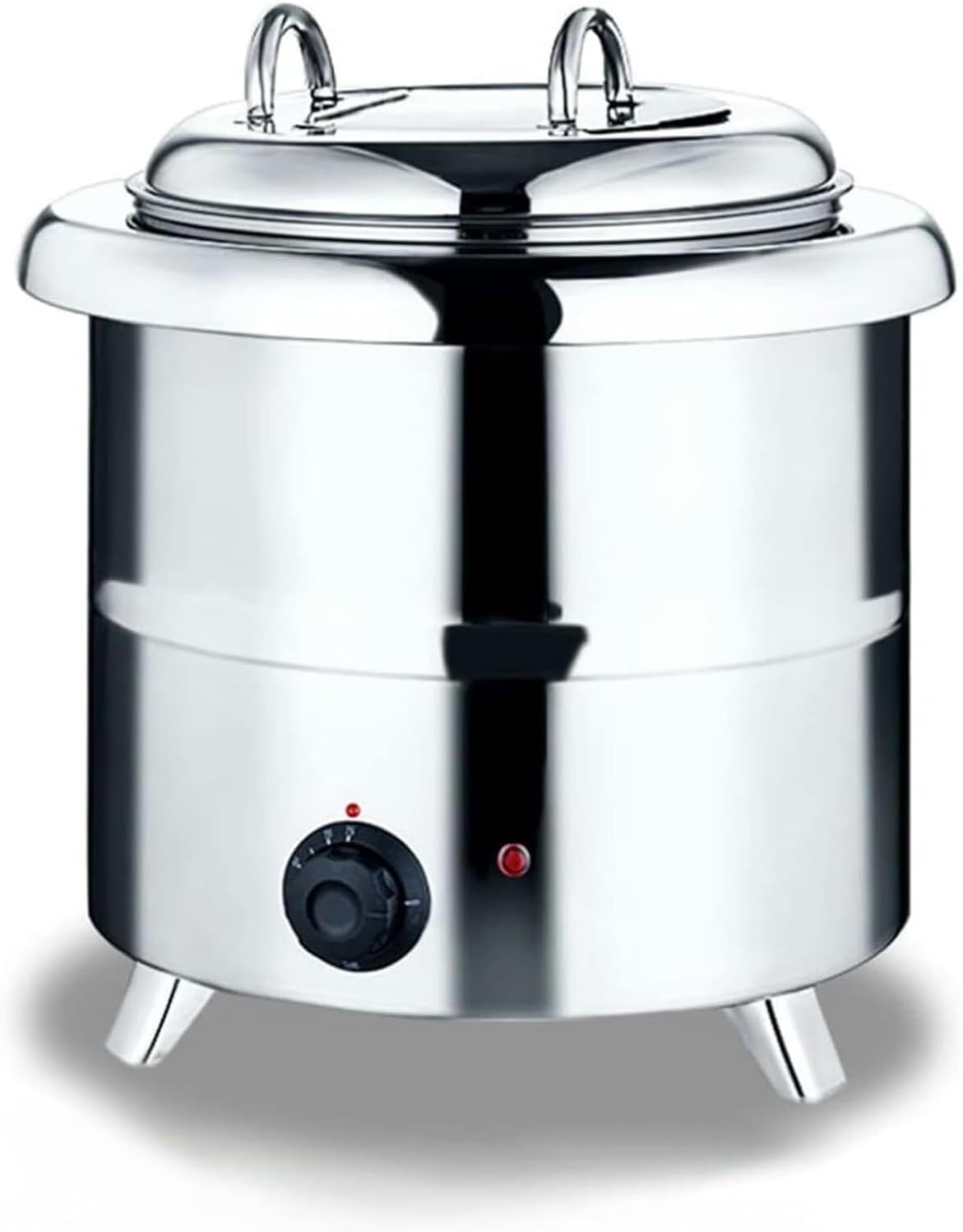 Voedselverwarmer Elektrische Soep Warmer, Roestvrij staal Draagbare Buffet Voedsel Warmer Machine, voor Restaurant