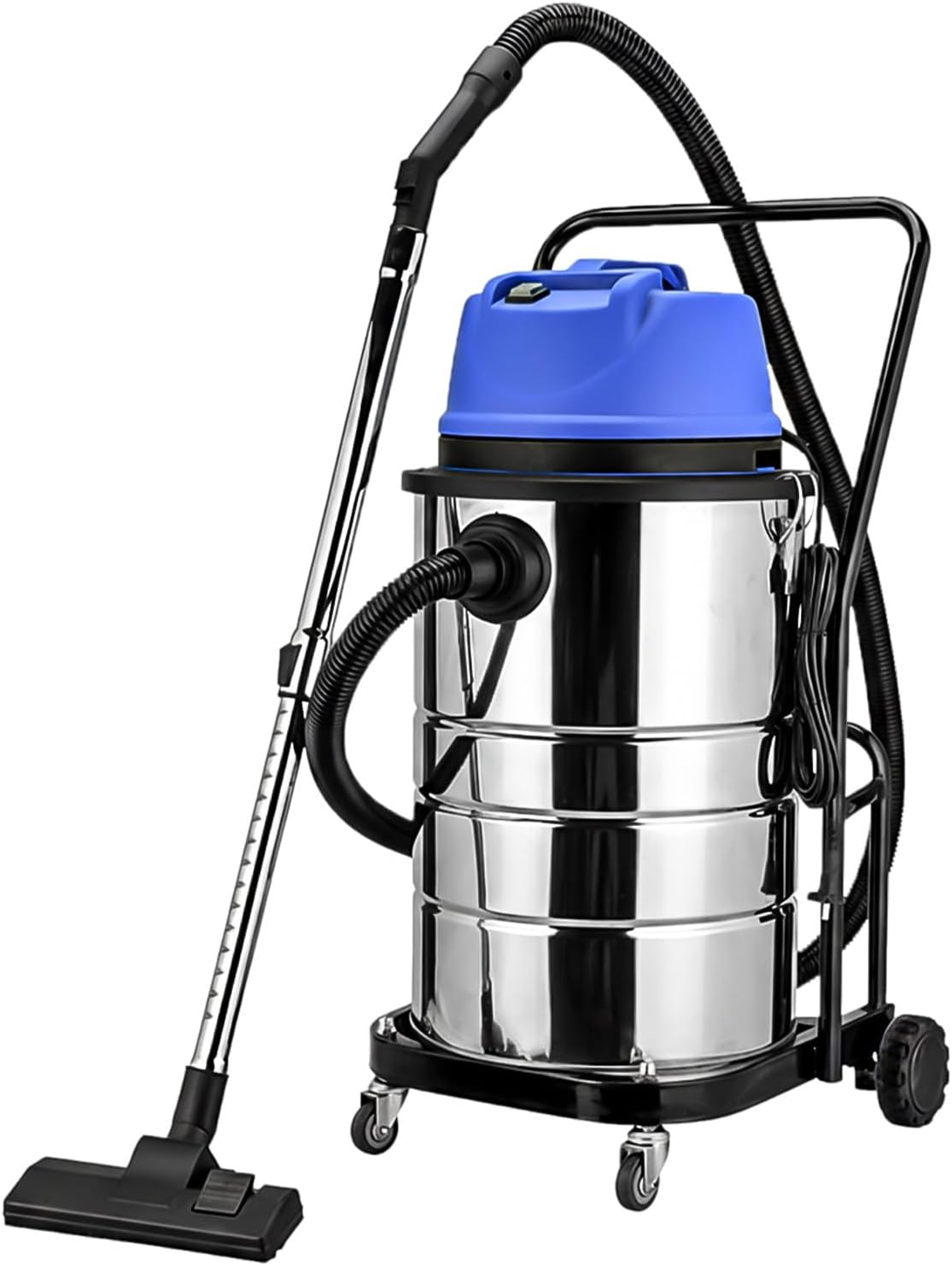 Nat- en droogzuiger Ladecnerht 1400w Nat-/, 20kpa, 1400w 3-in-1 Draagbare Stofzuiger, Roestvrijstalen Cilinder, Geluidsarm, Voor Thuis, Garage, Auto