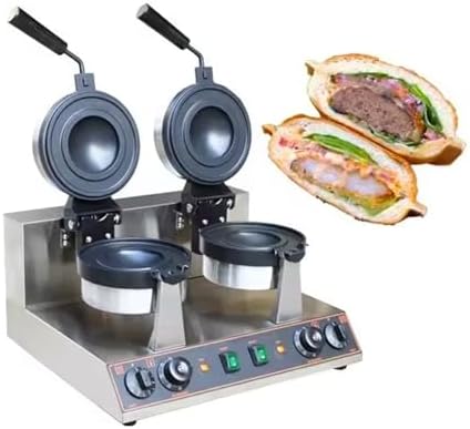 Wafelmaker Hamburger machine, niet-stick wafelijzer, voor bevroren hamburgers, commerciële hamburgerpers, elektrische hamburgerpers, voor hamburgers