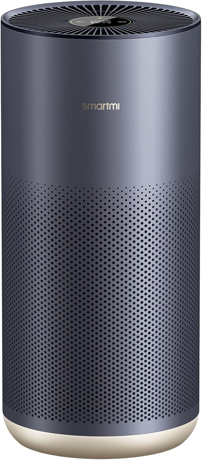 smartmi Luchtreiniger 2, True HEPA-filter, voor thuis, grote ruimtes, stil, voor stof, rook, schimmel, pollen en allergenen, uv-lichtdesinfectie