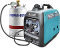 K&S Könner&Söhnen Aggregat Könner & Söhnen KS 3100iG S LPG/benzine-inverter-generator, veiligheidsstopcontact 230 V, 2 USB-poorten, LED-display