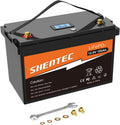 Stationaire accu's Shentec LiFePO4 accu, 12 V, 150 Ah, met 150 A BMS, 4000-10.000 cycli, bescherming tegen lage temperatuur, voor campers