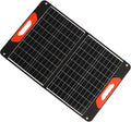 Tikatarer Picknickrugzakk Draagbaar Zonnepaneel, met een Piekmaximum Vermogen van 60W Vouwend Zonnepaneel, Opvouwbare Zonnepaneel Zonnepanelen