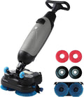 Stoomreiniger Commerciële vloerschrobmachine, met 17 inch reinigingsbreedte, 360° draaibare kop, lichte elektrische reiniger