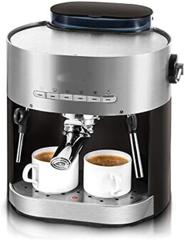 Espressomachine HWSY koffiemachines Koffiezetapparaat, consumenten- en commerciële koffiemachine 290 mm × 260 mm × 305 mm zwart Interesting