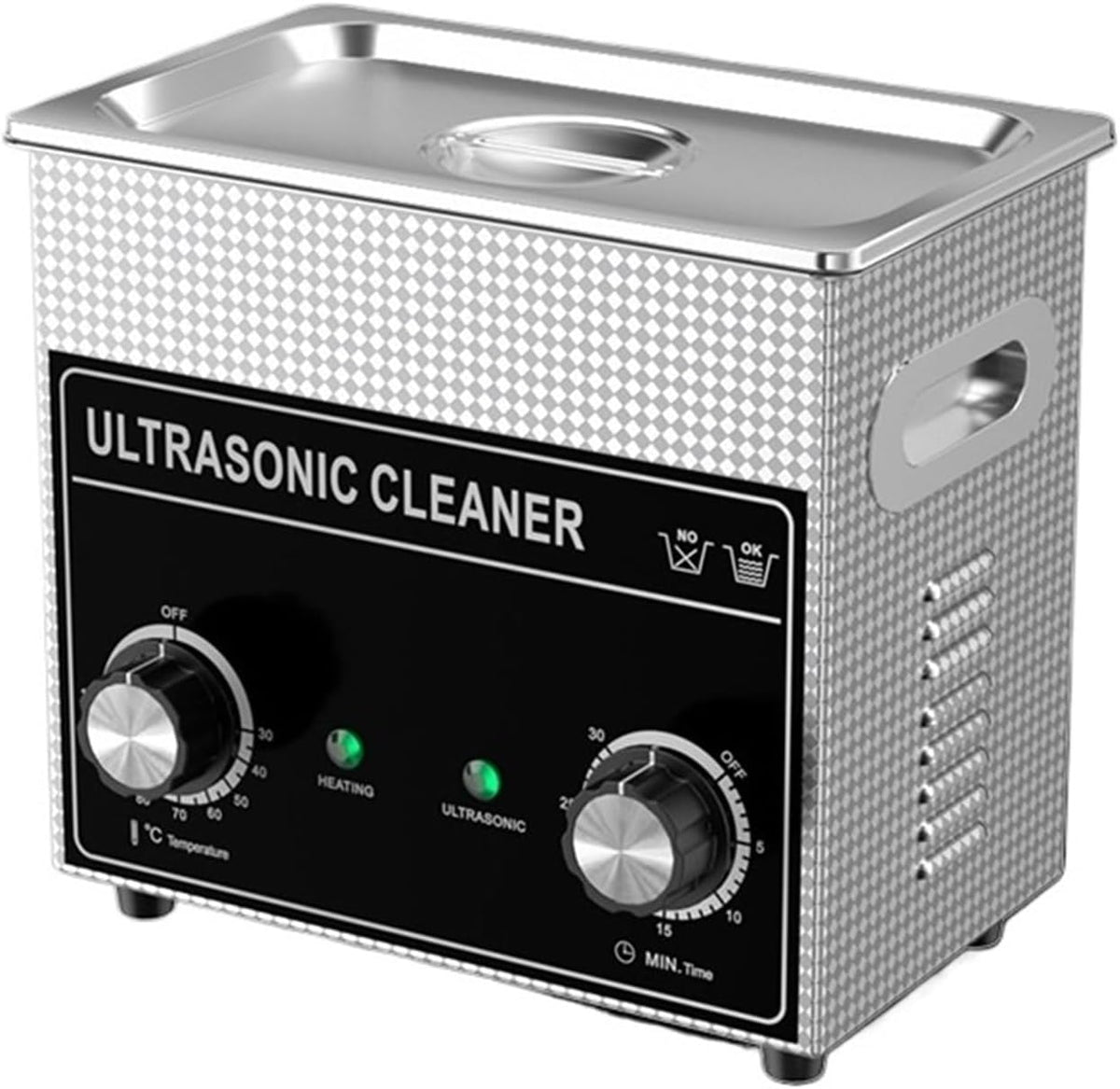 Tecjhjz Ultrasone reiniger reinigingsmachine, 2 l, 3 l, 4,5 l, 10 l, 15 l, 22 l, 30 l, timer, badkamerverwarming, mand van roestvrij staal, horloges