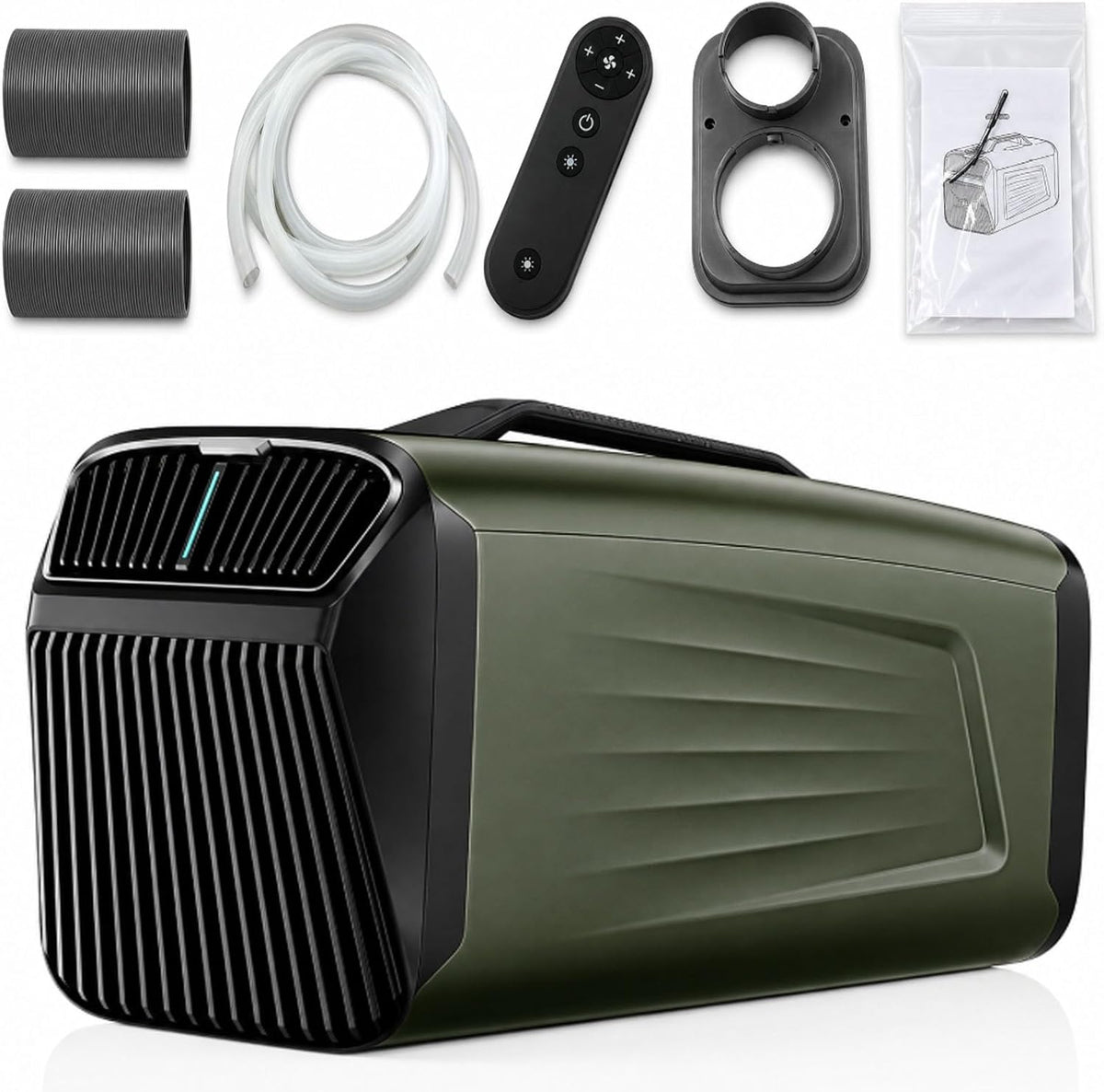 ErShangMao Mobiele airco Airconditioner, Draagbare Airco, Green