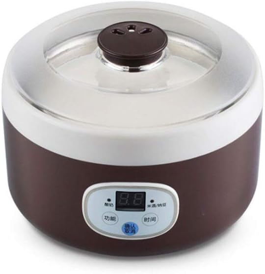 HMTE Yoghurtmaker Yoghurt Maker Kleine Wasbeer Yoghurt Machine Bruin Geen, Met Zeer Duurzame Fermentatie Machine Ijs Maker