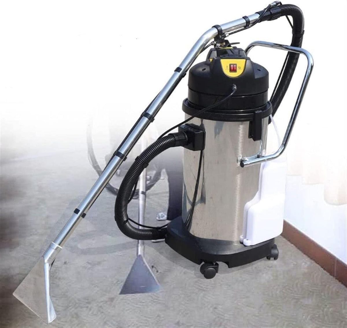 Tapijtreiniger Tapijtreinigingsmachine, 3-in-1 roestvrijstalen lichaamsuittrekker, voor detaillering - draagbare commerciële reinigingsmachine