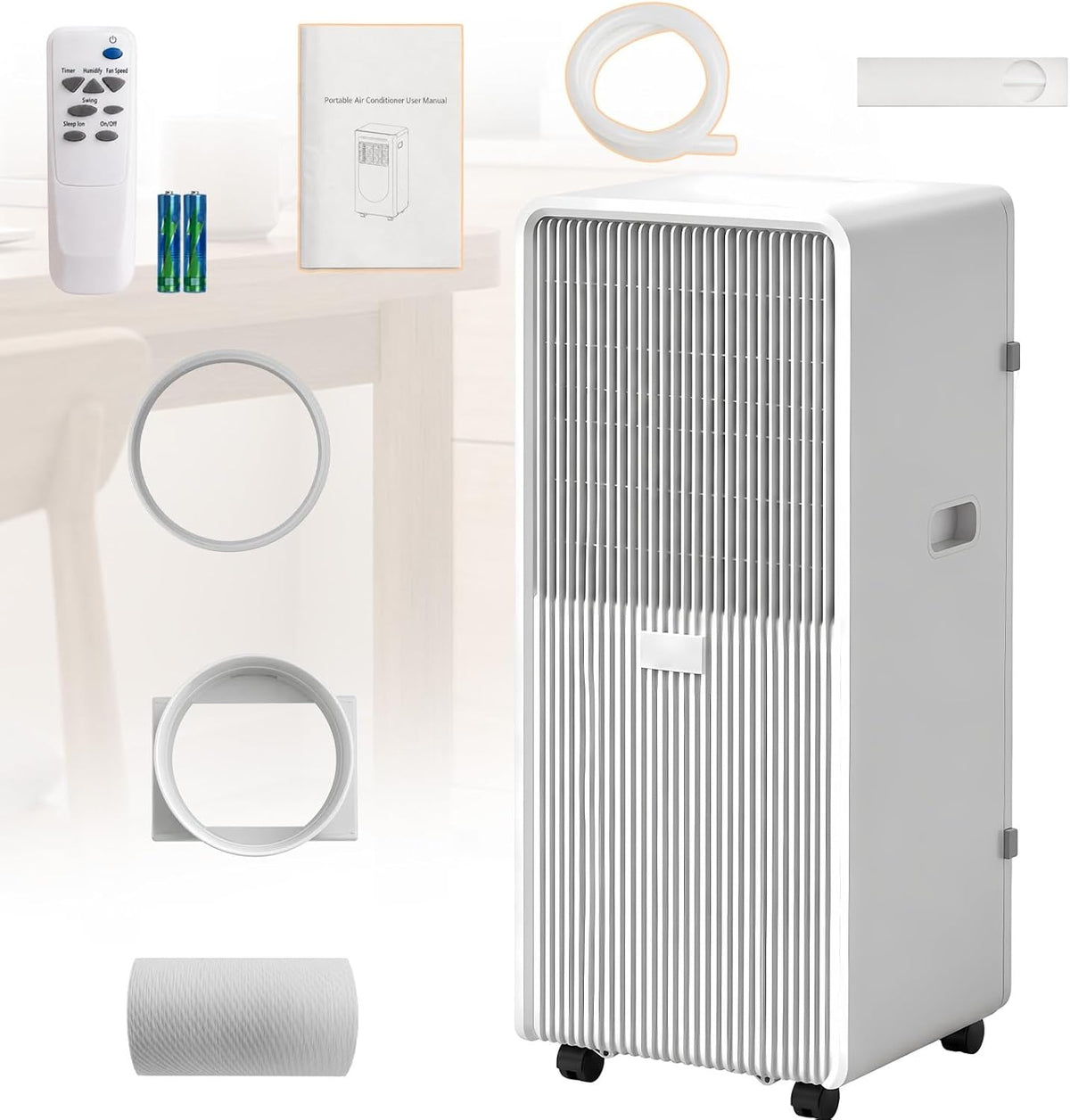 Kaikafei Mobiele airco, met Ontvochtiger, Mobiele Klimaatunit, voor Huis en Kantoor