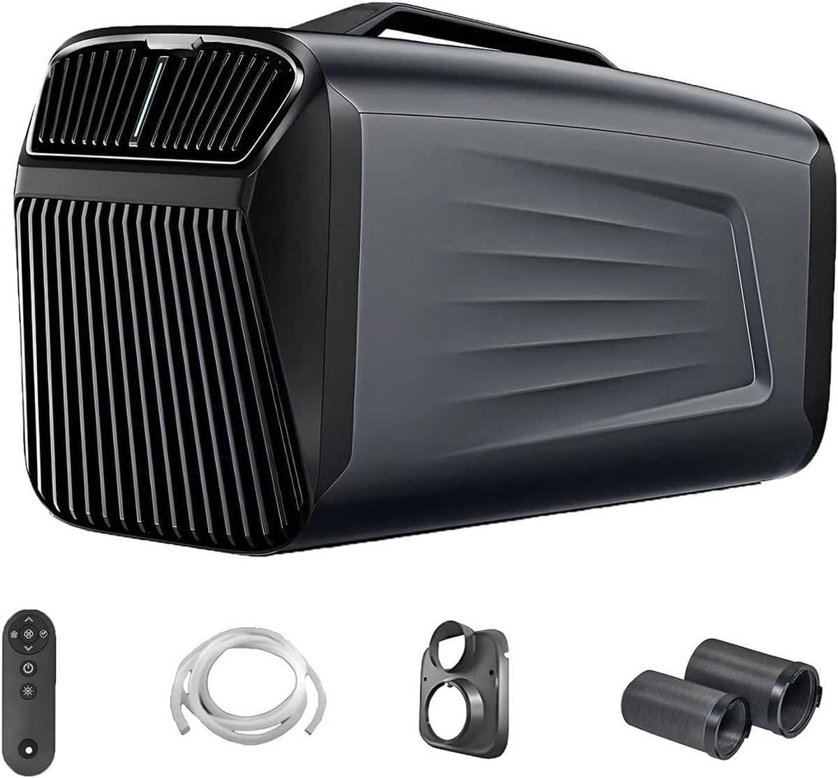 Sxpypiz Mobiele airco 5200 BTU 2-in-1 draagbare airconditioner en verwarming, 400 W stille camping AC unit, met compressor, laag stroomverbruik