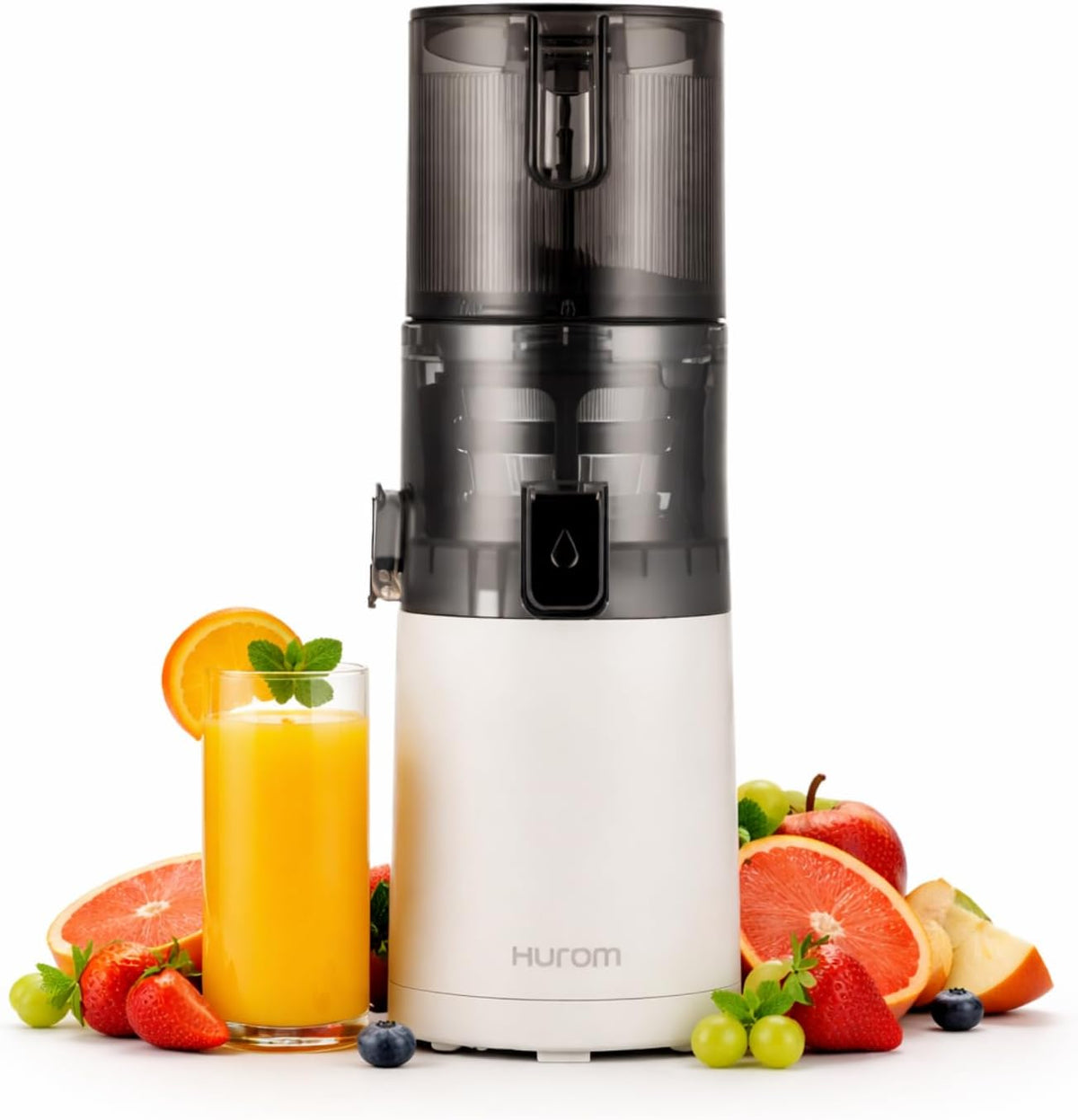 Hurom Sapcentrifuge E30ST Nieuwe Slow Juicer Elektrische Koude Pers, 800ml Capaciteit, 10 Jaar Garantie, 100W, Entsafter, voor Groenten & Fruit