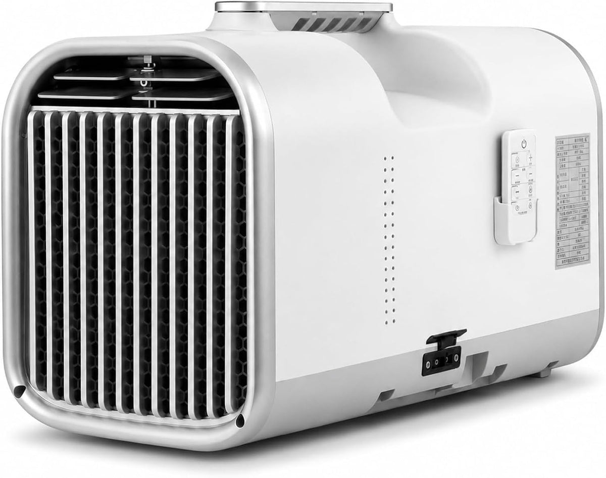 Mobiele airco Houxinz Draagbare 4400 BTU 4-in-1 Luchtkoeler, 42 dB Stille Ventilator, 1300W, voor Kampeertent, Camper, Caravan en Slaapkamer